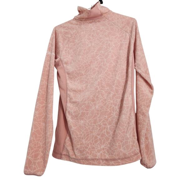 Columbia Pink Quarter Zip Pullover Sweatshirt - Women's Medium - Picture 2 of 3
